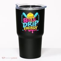 Softball Big Drip Energy Ice Cream Dripping Softball Tumbler thumb 0