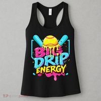 Softball Big Drip Energy Ice Cream Dripping Softball Women's Tank Top thumb 3