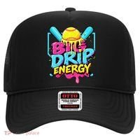 Softball Big Drip Energy Ice Cream Dripping Softball Hat thumb 0