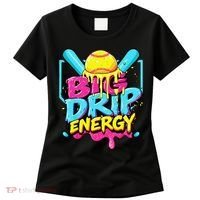 Softball Big Drip Energy Ice Cream Dripping Softball Women's T-Shirt thumb 0
