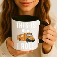 School Bus Driver This How I Roll Gift Coffee Mug thumb 3