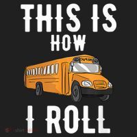 School Bus Driver This How I Roll Gift Beanie thumb 2