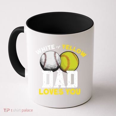 Softball Baseball Dad Gift Softballgiftbaseball Player Softball Meaningful Gift Coffee Mug