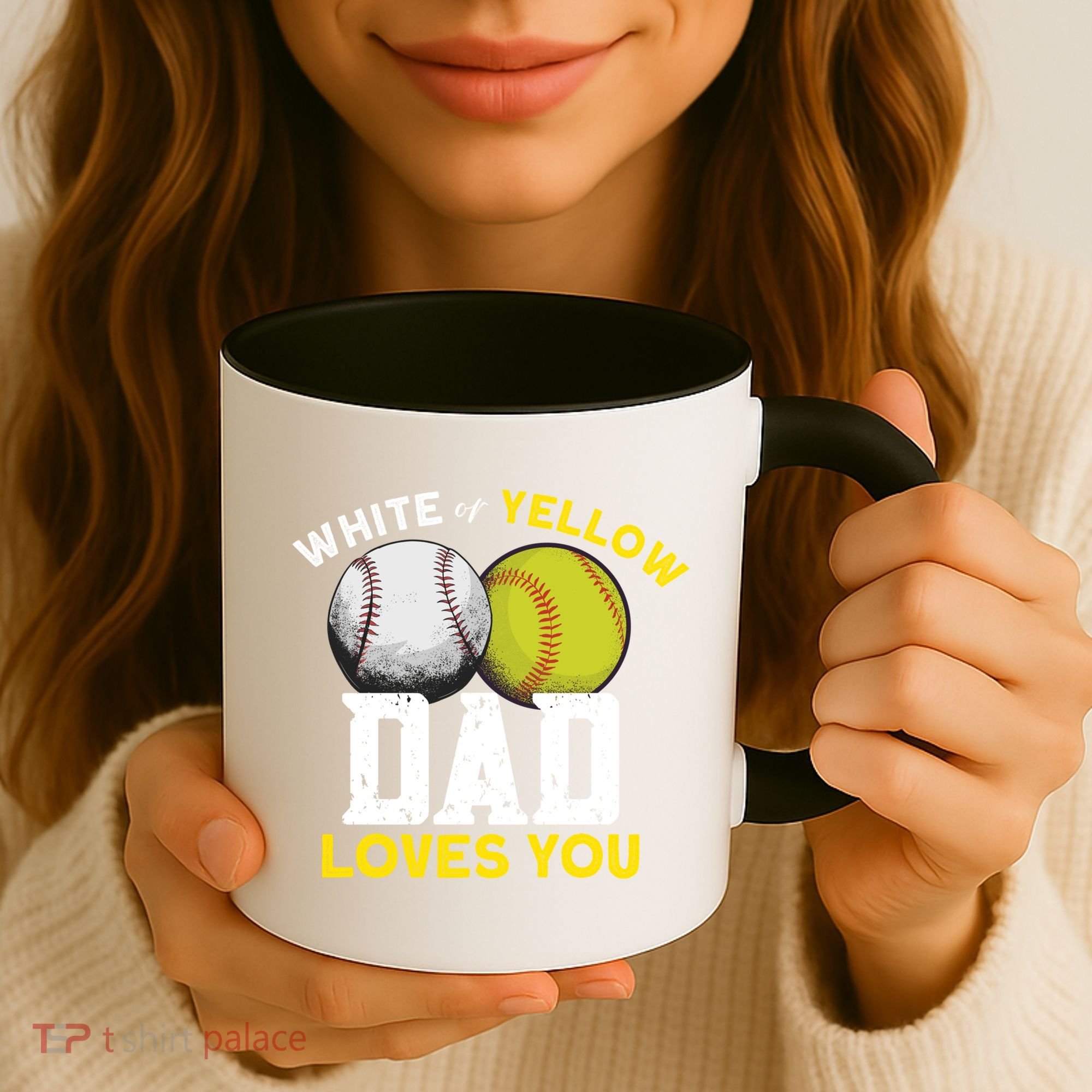 Softball Baseball Dad Gift Softballgiftbaseball Player Softball Meaningful Gift Coffee Mug