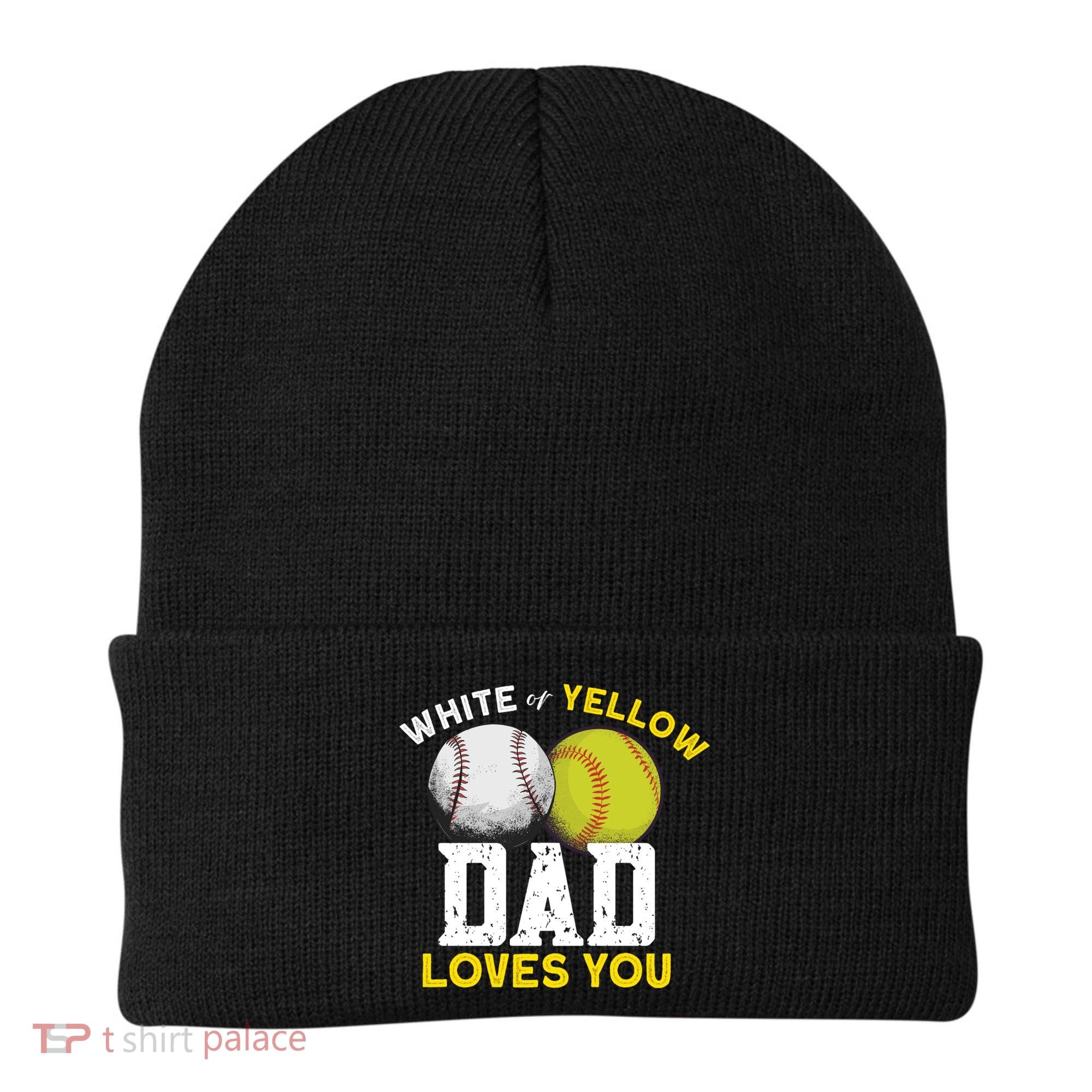 Softball Baseball Dad Gift Softballgiftbaseball Player Softball Meaningful Gift Beanie