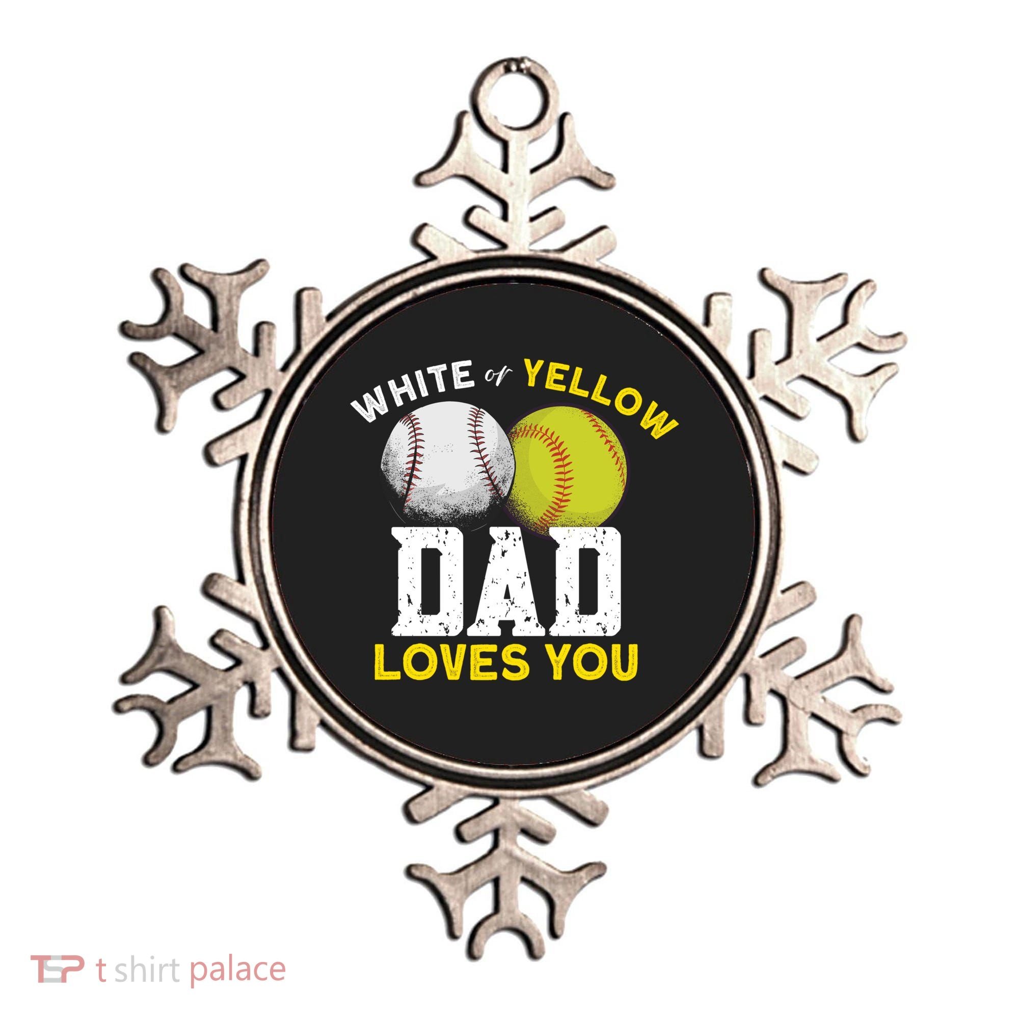 Softball Baseball Dad Gift Softballgiftbaseball Player Softball Meaningful Gift Ornament