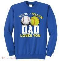 Softball Baseball Dad Gift Softballgiftbaseball Player Softball Meaningful Gift Sweatshirt thumb 0