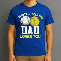 Softball Baseball Dad Gift Softballgiftbaseball Player Softball Meaningful Gift T-Shirt thumb 3