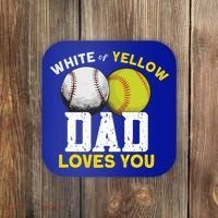 Softball Baseball Dad Gift Softballgiftbaseball Player Softball Meaningful Gift Coaster thumb 0