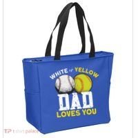 Softball Baseball Dad Gift Softballgiftbaseball Player Softball Meaningful Gift Tote Bag thumb 2