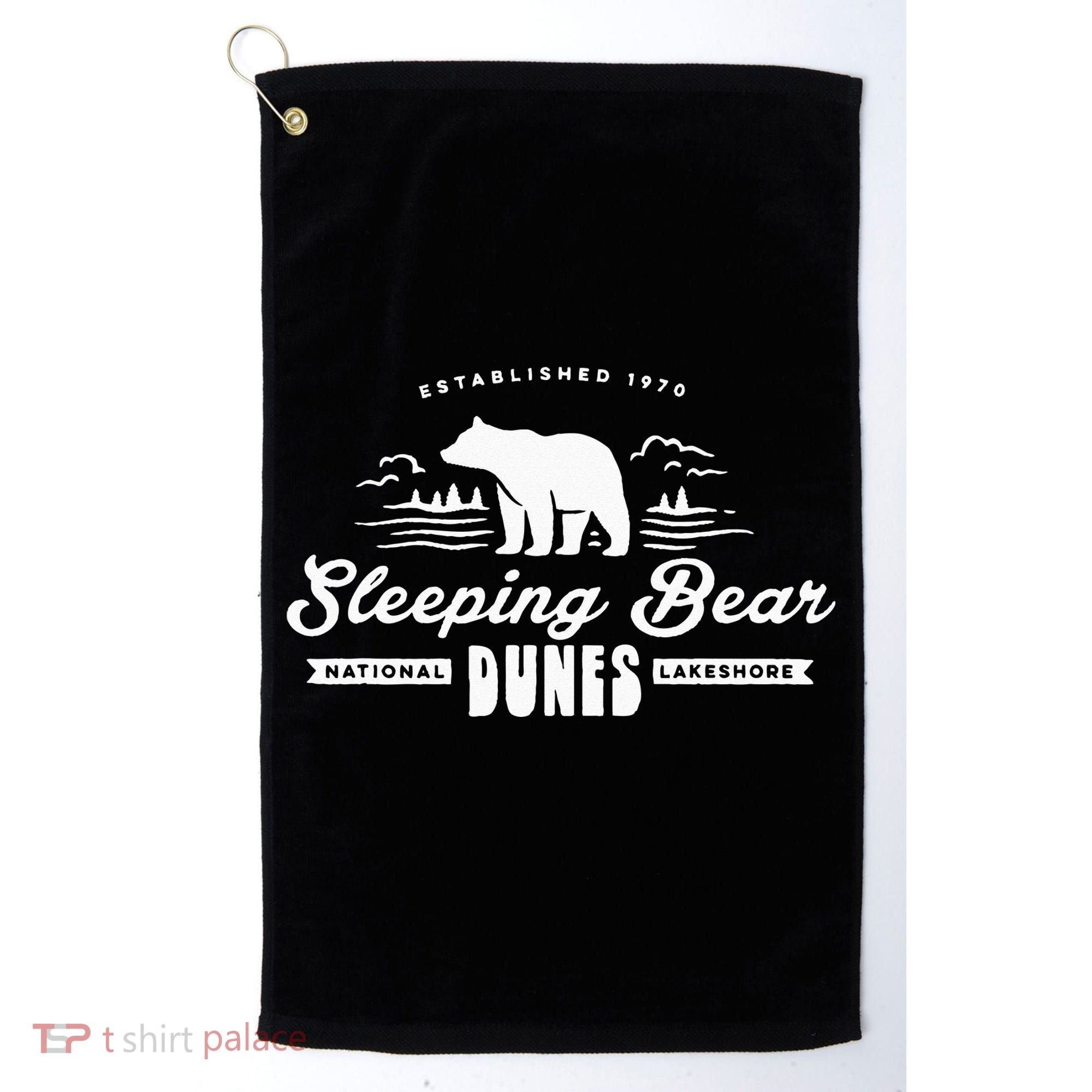 Sleeping Bear Dunes Michigan National Park Souvenir Golf Towel
