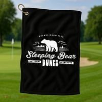 Sleeping Bear Dunes Michigan National Park Souvenir Golf Towel thumb 1