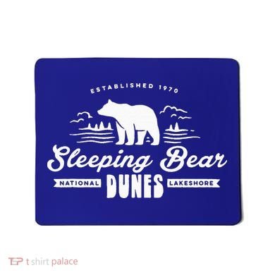 Sleeping Bear Dunes Michigan National Park Souvenir Mousepad