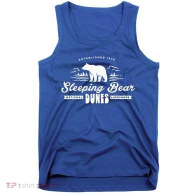 Sleeping Bear Dunes Michigan National Park Souvenir Tank Top
