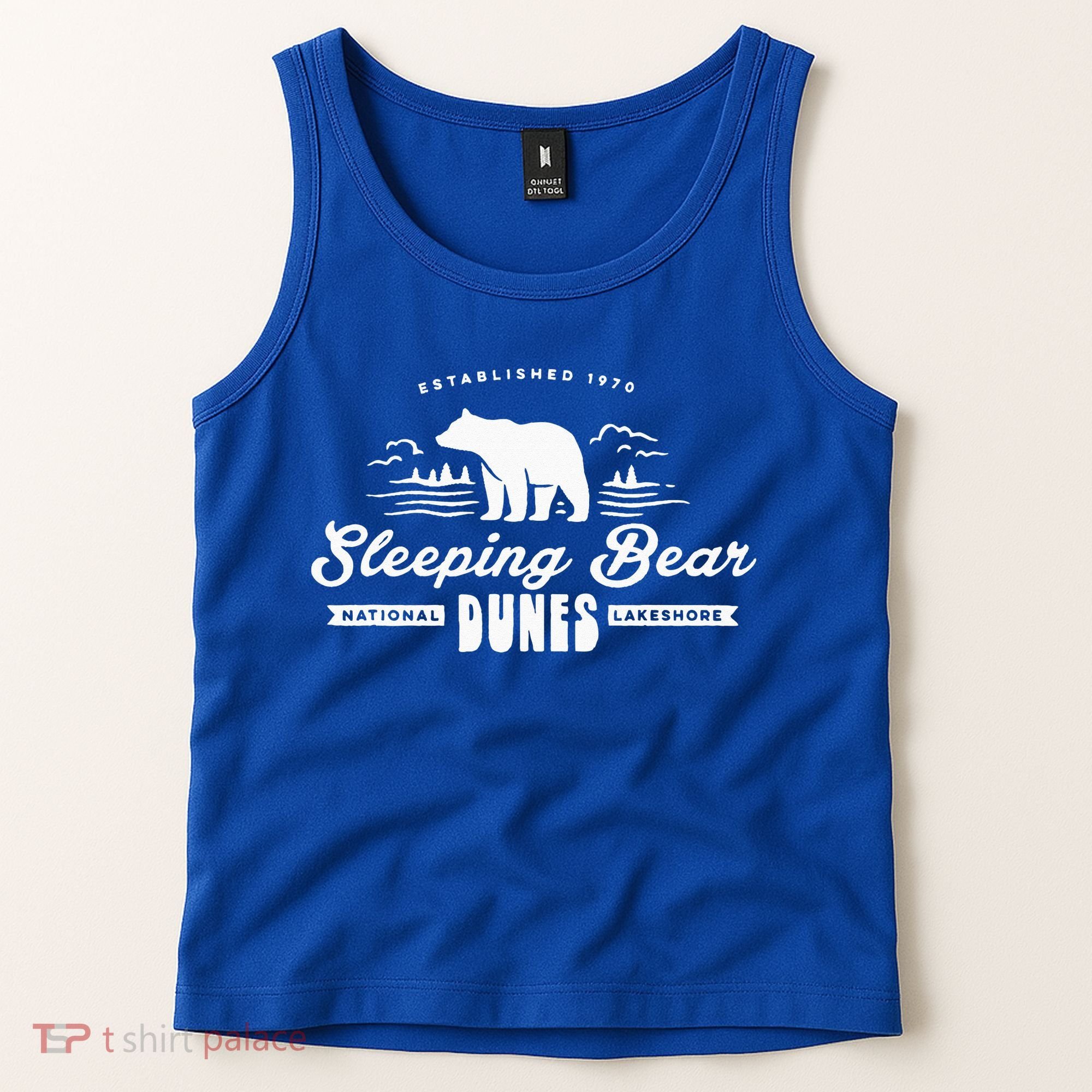 Sleeping Bear Dunes Michigan National Park Souvenir Tank Top