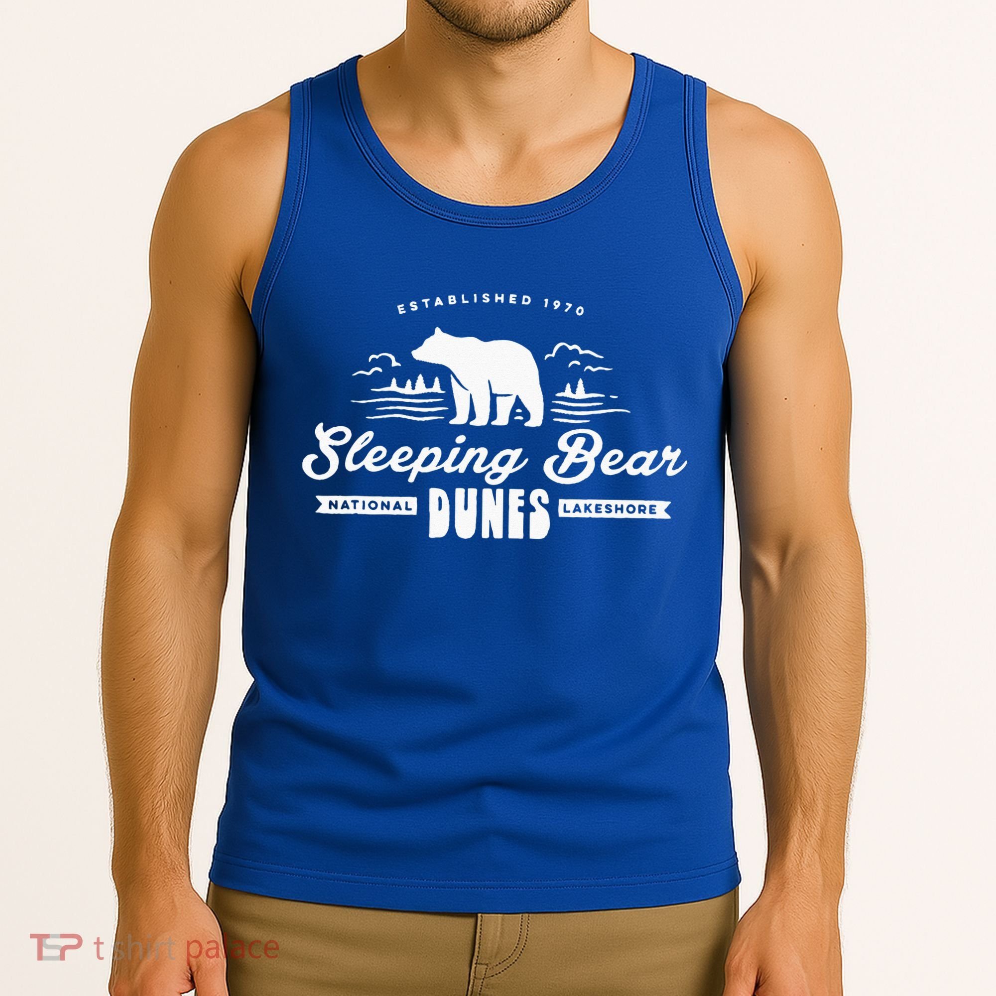 Sleeping Bear Dunes Michigan National Park Souvenir Tank Top