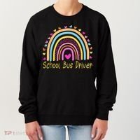 School Bus Driver Rainbow Women's Sweatshirt thumb 0