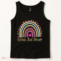 School Bus Driver Rainbow Tank Top thumb 2