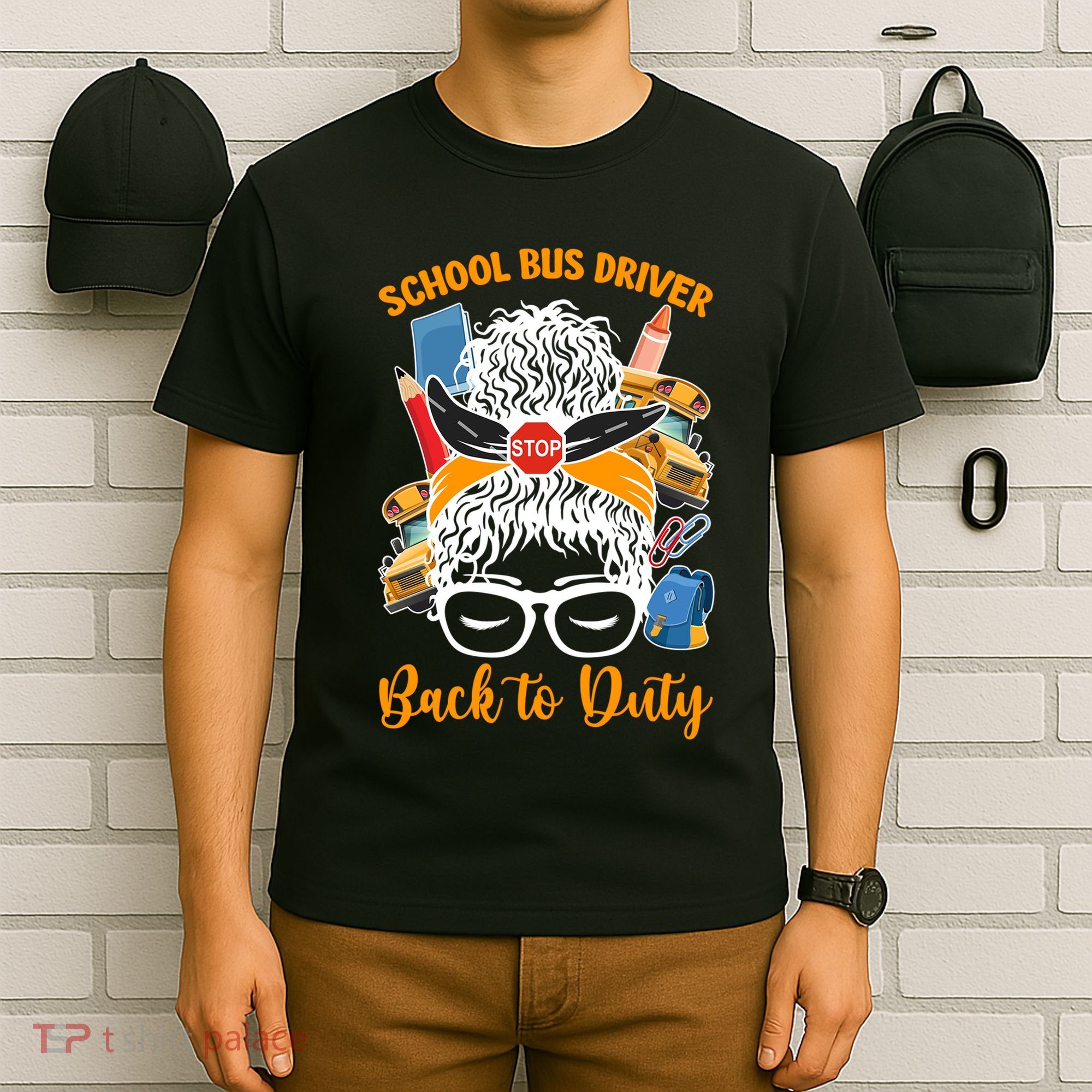 School Bus Driver First Day Of School Bus Driver Funny Gift T-Shirt