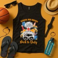 School Bus Driver First Day Of School Bus Driver Funny Gift Tank Top thumb 4