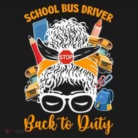School Bus Driver First Day Of School Bus Driver Funny Gift Visor thumb 3