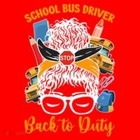 School Bus Driver First Day Of School Bus Driver Funny Gift Santa Hat thumb 1