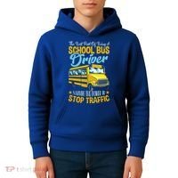 School Bus Driver Can Stop Traffic Gift School Bus Gift Cool Gift Kids Hoodie thumb 4