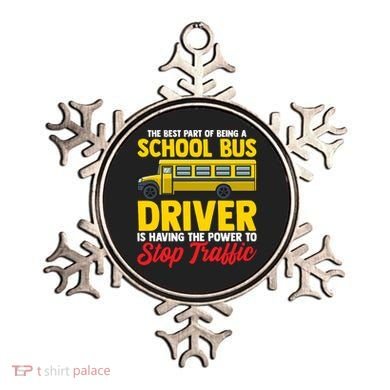 School Bus Driver Can Stop Traffic School Bus Gift Cool Gift Ornament