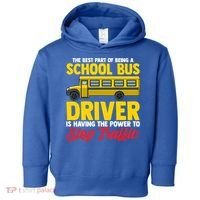 School Bus Driver Can Stop Traffic School Bus Gift Cool Gift Toddler Hoodie thumb 0
