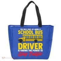 School Bus Driver Can Stop Traffic School Bus Gift Cool Gift Tote Bag thumb 0