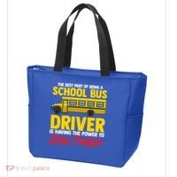 School Bus Driver Can Stop Traffic School Bus Gift Cool Gift Tote Bag thumb 3