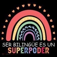 Ser Bilingue Es Un Superpoder Spanish Teacher Back To School Polo thumb 3