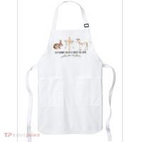 Silly Bunny Easter Is About The Lamb God Jesus Easter Day Faith Apron thumb 0