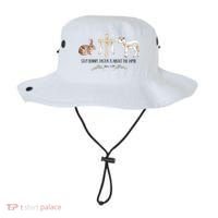 Silly Bunny Easter Is About The Lamb God Jesus Easter Day Faith Bucket Hat thumb 0