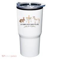 Silly Bunny Easter Is About The Lamb God Jesus Easter Day Faith Tumbler thumb 0