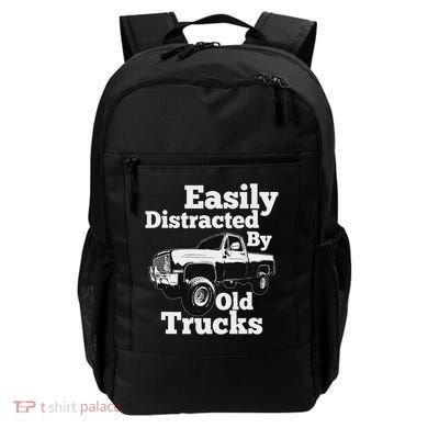Square Body Easily Distracted By Old Trucks Squarebody Backpack