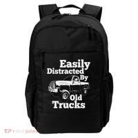 Square Body Easily Distracted By Old Trucks Squarebody Backpack thumb 0