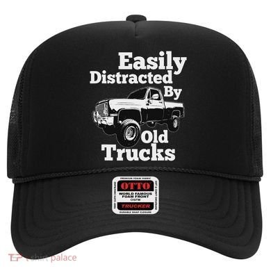 Square Body Easily Distracted By Old Trucks Squarebody Hat
