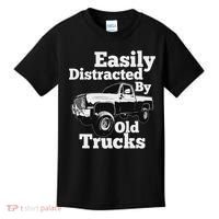 Square Body Easily Distracted By Old Trucks Squarebody Kids T-Shirt thumb 0