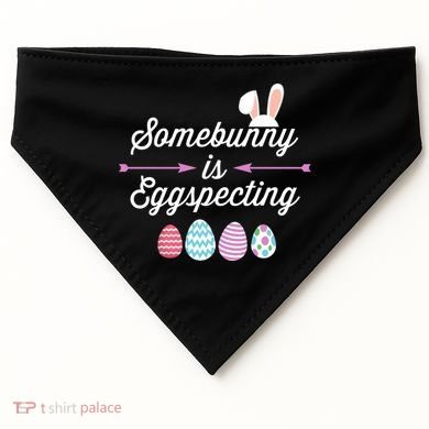 Some Bunny Easter Pregnancy Announcet For Expecting Mom Great Gift USA-Made Doggie Bandana