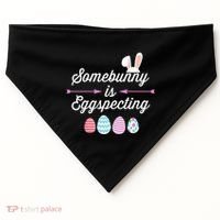 Some Bunny Easter Pregnancy Announcet For Expecting Mom Great Gift USA-Made Doggie Bandana thumb 0