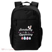 Some Bunny Easter Pregnancy Announcet For Expecting Mom Great Gift Backpack thumb 0