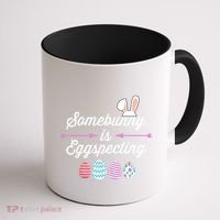Some Bunny Easter Pregnancy Announcet For Expecting Mom Great Gift Coffee Mug thumb 1
