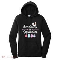 Some Bunny Easter Pregnancy Announcet For Expecting Mom Great Gift Women's Hoodie thumb 0