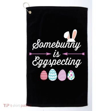 Some Bunny Easter Pregnancy Announcet For Expecting Mom Great Gift Golf Towel