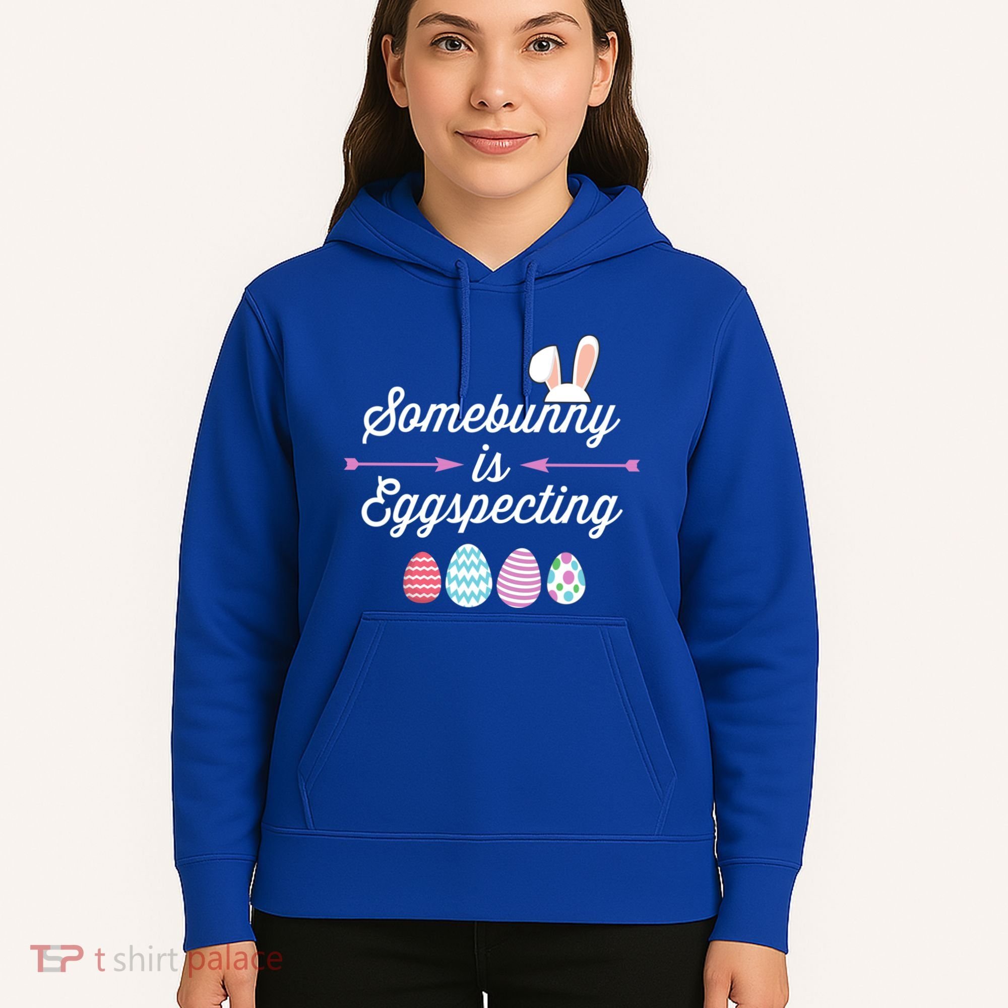 Some Bunny Easter Pregnancy Announcet For Expecting Mom Great Gift Hoodie