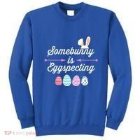 Some Bunny Easter Pregnancy Announcet For Expecting Mom Great Gift Sweatshirt thumb 0