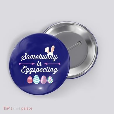 Some Bunny Easter Pregnancy Announcet For Expecting Mom Great Gift Button
