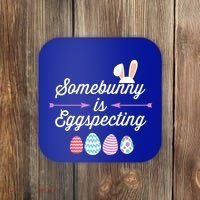 Some Bunny Easter Pregnancy Announcet For Expecting Mom Great Gift Coaster thumb 0