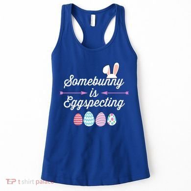 Some Bunny Easter Pregnancy Announcet For Expecting Mom Great Gift Women's Tank Top